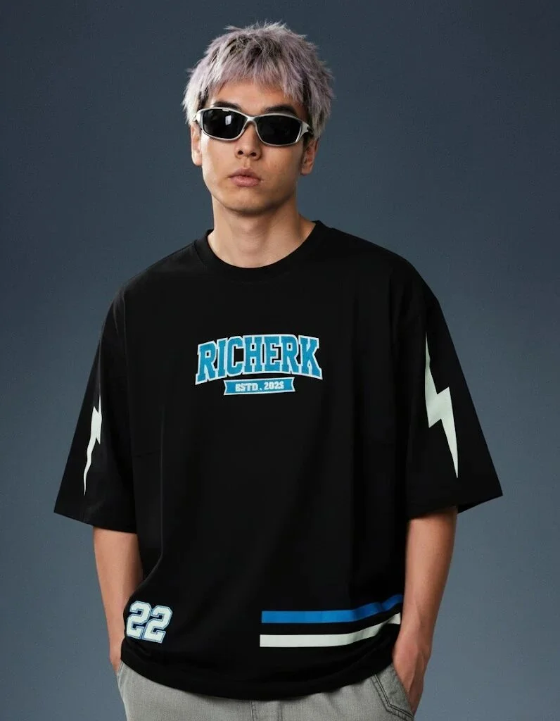 DROP 001: RICHERK Jersey Edition – Black (Men)